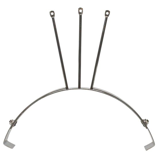 191 Staffa tonda inox con pilastrini per protezione colmo del tetto - Osd gruppo Ecotech srl - Allontanamento piccioni,disinfestazione,HACCP, roditori